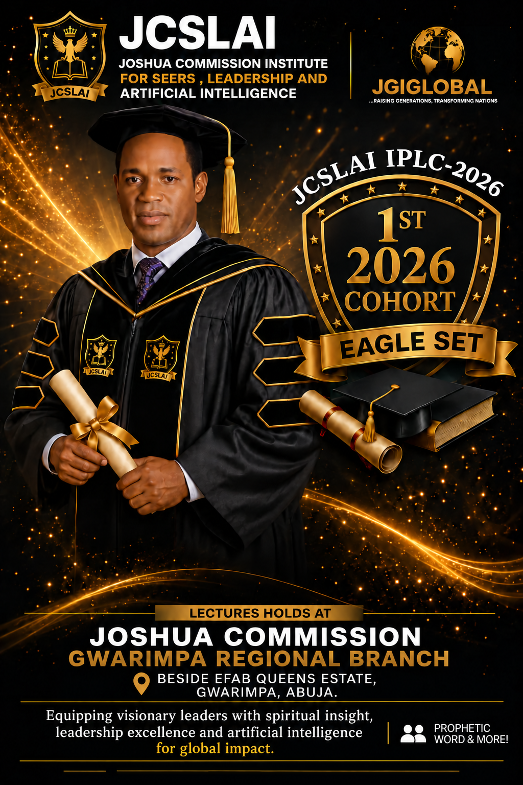JCSLAI IPLC 2026 first cohort Eagle Set admissions flyer
